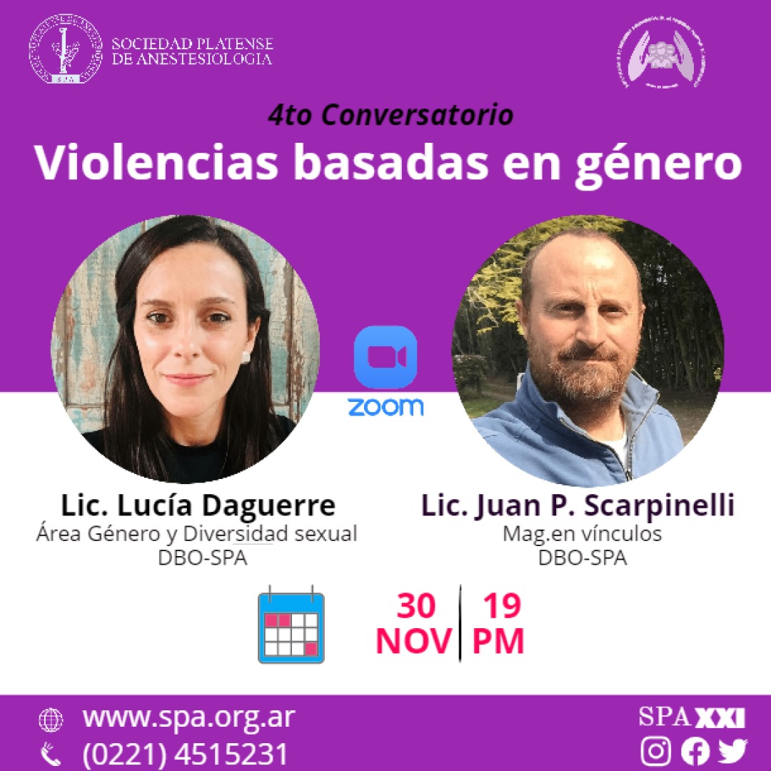Último conversatorio: «Violencias Basadas en Género»