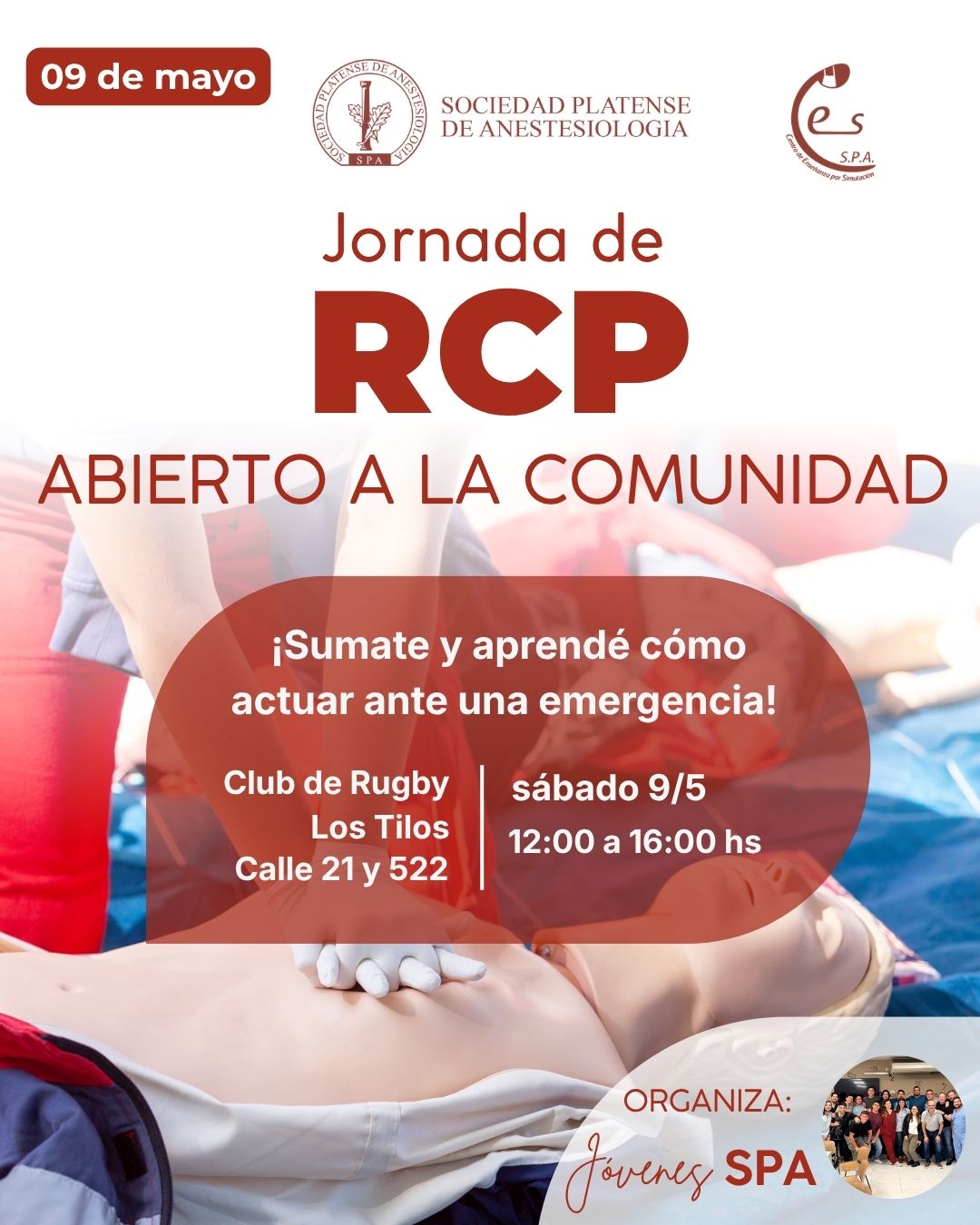 📢 ¡JORNADA DE RCP ABIERTA A LA COMUNIDAD! 📢