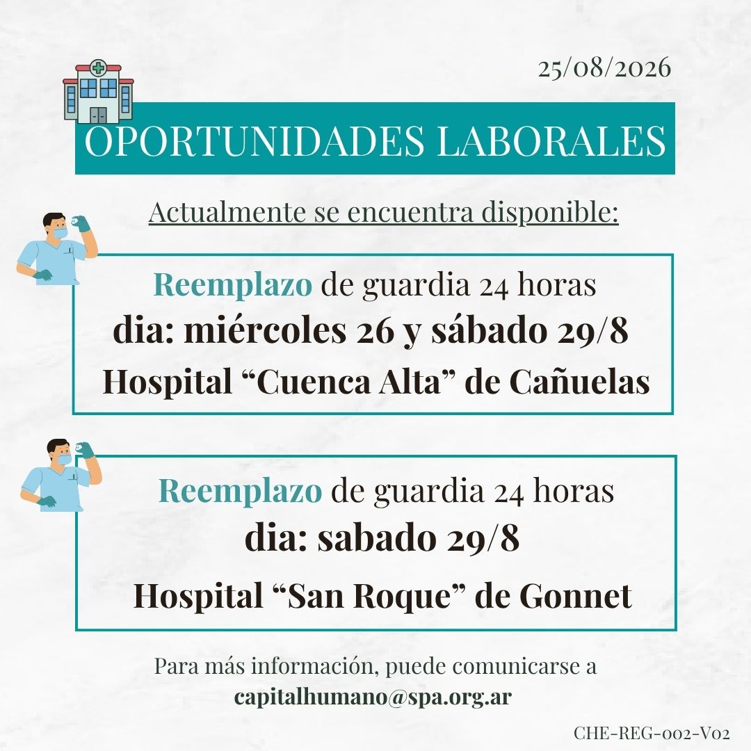 ¡Oportunidades Laborales!